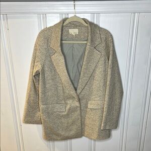 Women's Gray Blazer Coat